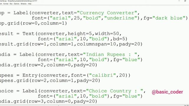 GUI currency converter | python mini projects смотреть онлайн