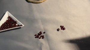 Как проверить гранат настоящий или нет ?делаю тест