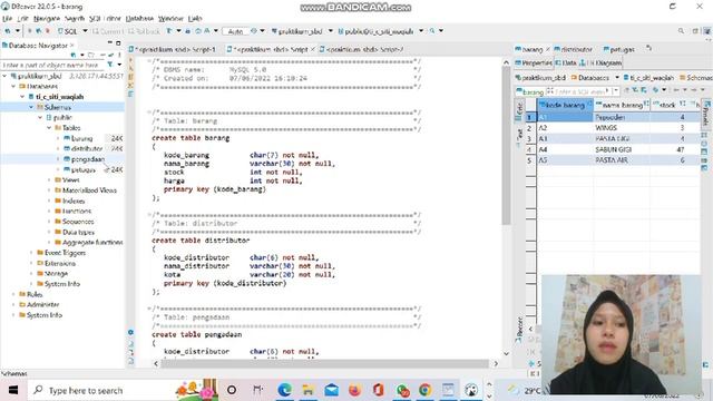 Database menggunakan aplikasi Dbeaver смотреть онлайн