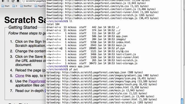 Using PF.PY for Pageforest.com development смотреть онлайн