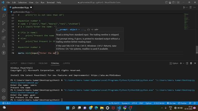 Python for beginners in Hindi. practice set 6 question 4 to 7 with veeru #pythoninhindi #python смотреть онлайн