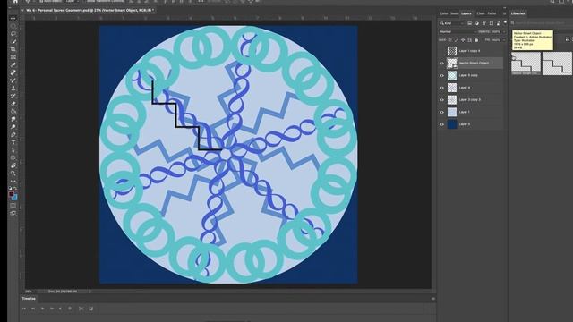 Importing vector shapes into Photoshop 2020 for step and repeat смотреть онлайн