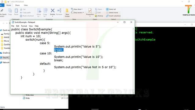 Switch statement in java | Part-10.1 | Java Tutorial | Tech Talk Tricks смотреть онлайн