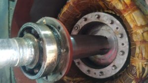 Замена переднего подшипника асинхронного электродвигателя