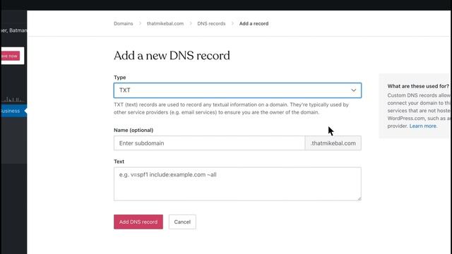How to verify my domain with a DNS TXT record on WordPress.com смотреть онлайн