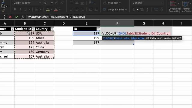 Excel: How to use VLOOKUP to lookup data in a spreadsheet. смотреть онлайн