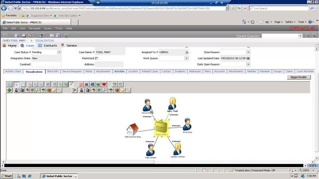 CRM Visualization Siebel Tom Sawyer Integration Demo смотреть онлайн