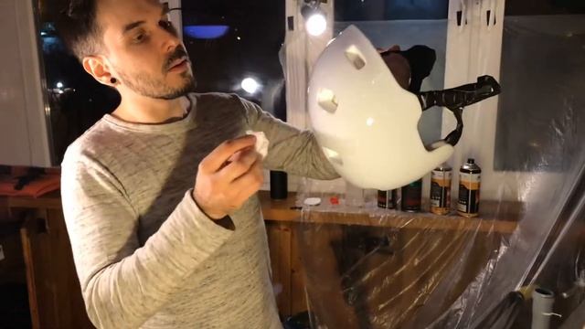 Как покрасить шлем. How To Paint a Helmet. BMX / Skate / Roller. Космос своими руками. смотреть онлайн