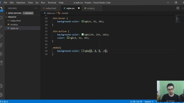 Criando Modal com HTML e Javascript puro смотреть онлайн