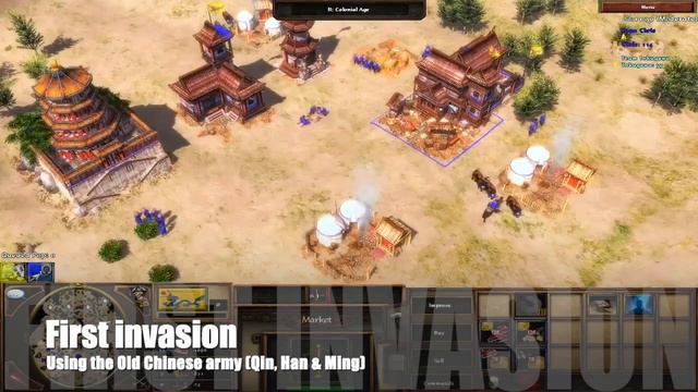 Age of Empires III: Asia Dynasty | China vs Japan in Mongolia смотреть онлайн