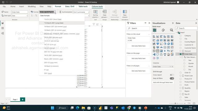 Power BI how to Change the Date in Any Format | Power BI Date Formatting смотреть онлайн