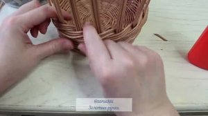 КОРЗИНА для цветов своими руками / Плетение из бумажной лозы