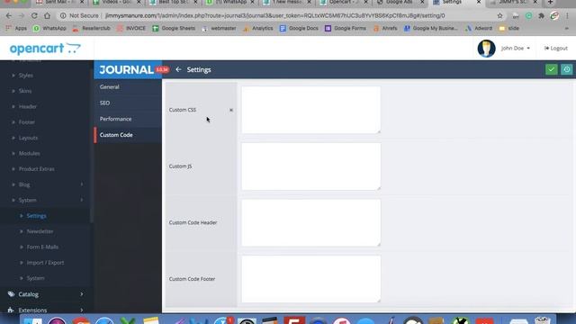 how to add custom code - css and js - journal theme - opencart смотреть онлайн