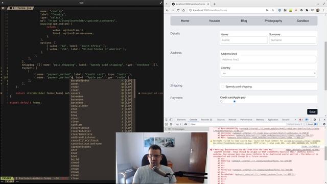 Code with me - Form Builder in React with Tailwind. Part 6 смотреть онлайн