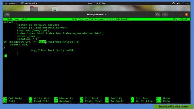 How To install Nginx and Deny access To a list of URLs смотреть онлайн