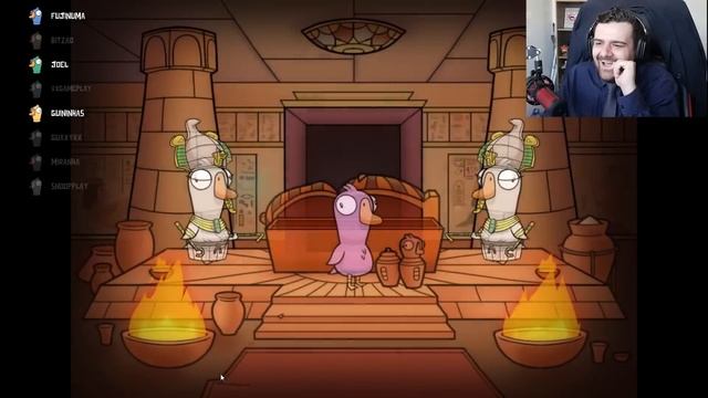 O JOGO MAIS ENGRAÇADO DO MUNDO É ESSE AMONG US DE PATO! - Goose Goose Duck смотреть онлайн