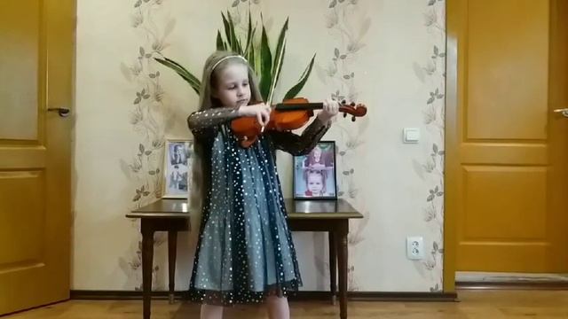 Бочарь Ева. Скрипка - 6 лет. смотреть онлайн