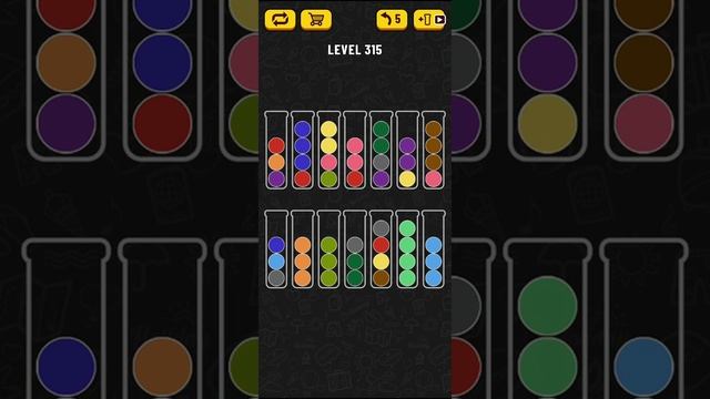 Ball Sort Puzzle - level 315 смотреть онлайн