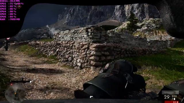 Тест в Battlefield 1 AMD FX-6100 3.3 GHz , PALIT GTX 1050TI RAM: 8 GB Kingston смотреть онлайн