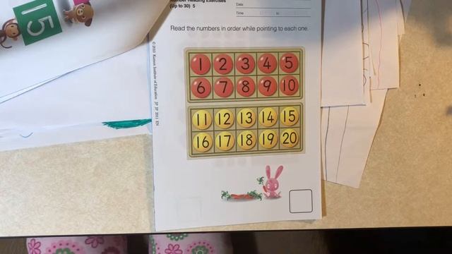 Kumon Math Number Reading Exercises 5A51a