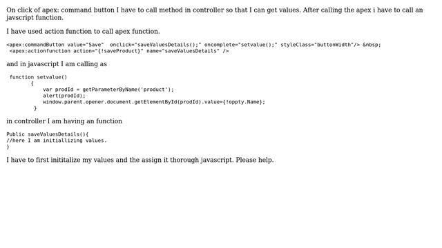 Salesforce: Call Apex function first and then javascript method смотреть онлайн