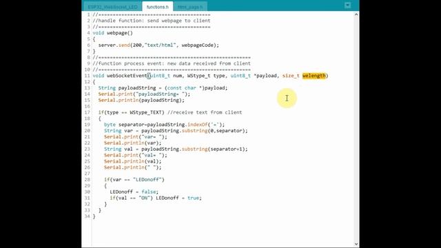 ESP32 WebSocket Server