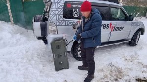 Насос для перекачки топлива. Перелил канистру в бак за 3 минуты.