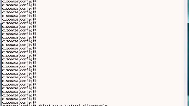 Cisco ASA ver. 6, 7, and 8.2: Object-Group Protocol Commands смотреть онлайн