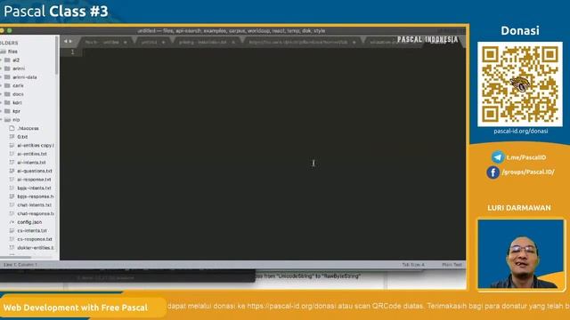 PascalClass #3 : Web Development with Free Pascal - Hari 2 (2/4) смотреть онлайн