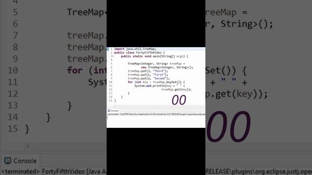 Collections - TreeMap ( ) java : Printing Order. смотреть онлайн