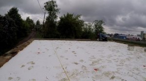 Стяжка крыши гаража