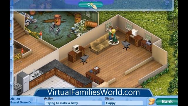 How To Make a Baby On Virtual Families - Cheats, Tips and Walkthroughs смотреть онлайн