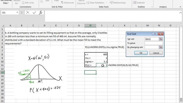 Goal Seek in Excel смотреть онлайн