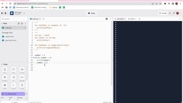 Python Class 4: For and While Loops смотреть онлайн
