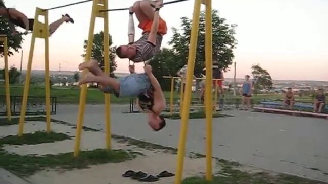 горизонт на турнике