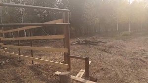 Вот такой сделал загон для коров