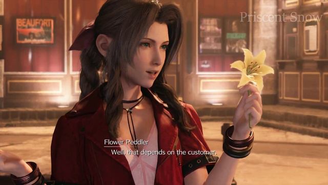 All Cloud & Aerith Flower Choices | Japanese Voices | FINAL FANTASY VII REMAKE смотреть онлайн