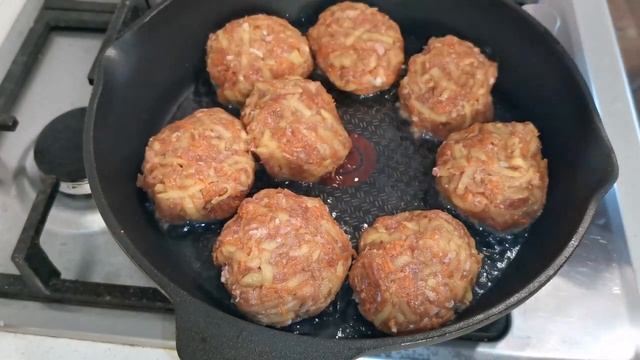 1 морковь+2 картофеля+фарш. Вкусный ужин из минимума продуктов. смотреть онлайн