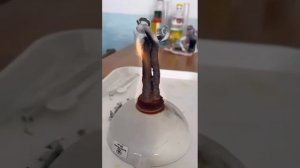 Фараонова змея. Горение кальция глюконата.