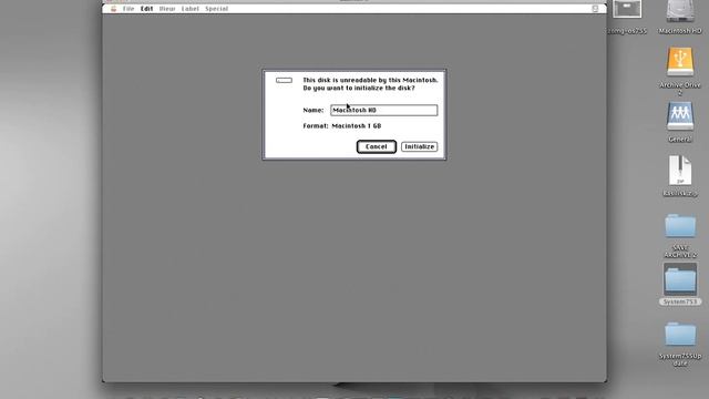 How to install Apple System OS 7.5.3 using Basilisk II in Mac OSX смотреть онлайн