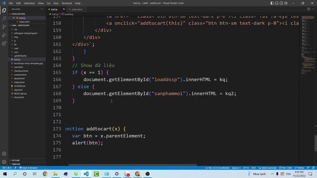 DOM HTML - Cách lấy nội dung, thuộc tính của thẻ html - Addtocart js - phần 1 смотреть онлайн