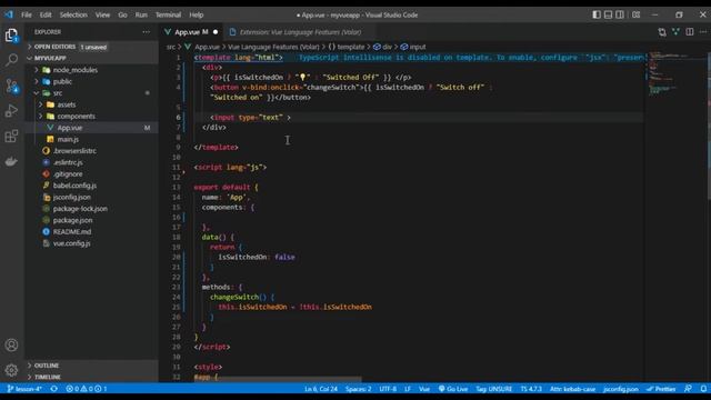 VueJS 3 Full Tutorial - #5 Handling Events and Methods in VueJS смотреть онлайн