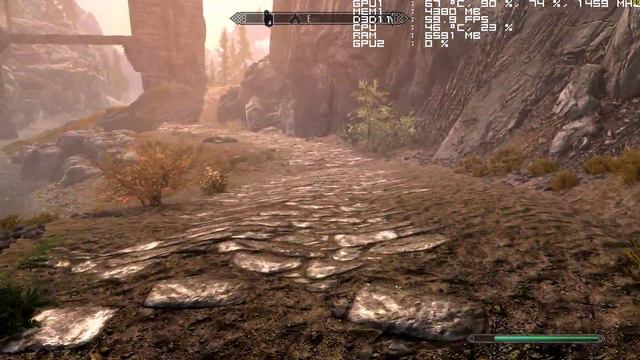 980 Ti -- 4K 60fps -- BEST settings -- Skyrim Special Edition смотреть онлайн