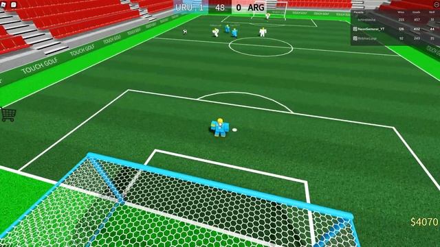 Playing Goalie In Roblox Touch Football смотреть онлайн