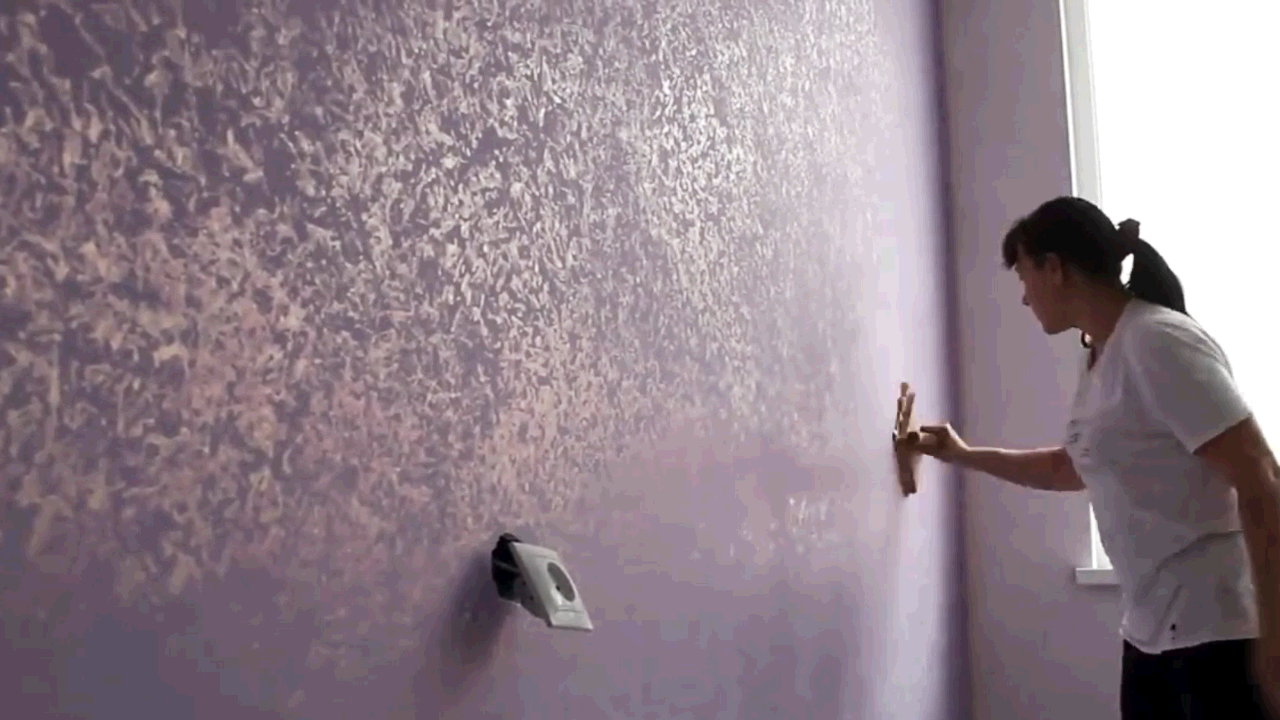 Как покрасить Стену с 3D Переливом смотреть онлайн