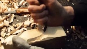 Резьба по дереву  Медведь скульптура. Woodcarving, sculpture bear