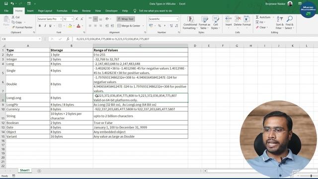 Variables & Data Types in #Excel VBA? | Beginners tutorial in English | #Macro MasterMind – 10 смотреть онлайн