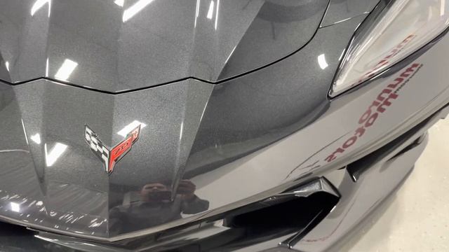 2023 SOLDSOLDSOLD Corvette C8 70th Anniversary Ed 3LT MagRide Z51 Carbon Flash Met On White/Black