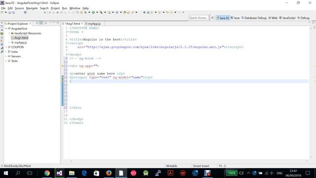 ng bind AngularJS смотреть онлайн