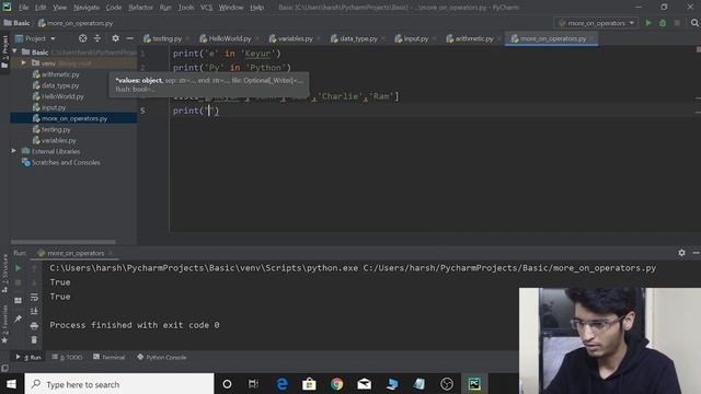 Membership and Identity Operators in Python 3 смотреть онлайн